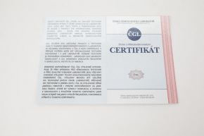 Zlatý prsten s diamanty a safírem 8,08g 18kt