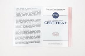 Zlatá brož s diamanty a perlami 5,78g 14kt