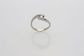 Zlatý prsten s diamantem 2g 14kt