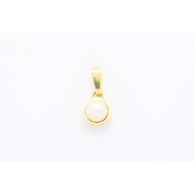 Zlat&yacute; př&iacute;věsek s&nbsp;perlou 1,29&nbsp;g 14kt