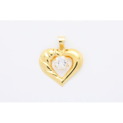 Zlat&yacute; př&iacute;věsek se zirkonem 0,79&nbsp;g 14kt