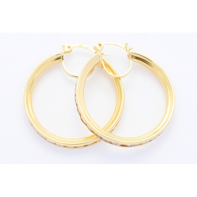 Zlat&eacute; n&aacute;u&scaron;nice se zirkony 6,66&nbsp;g 14kt