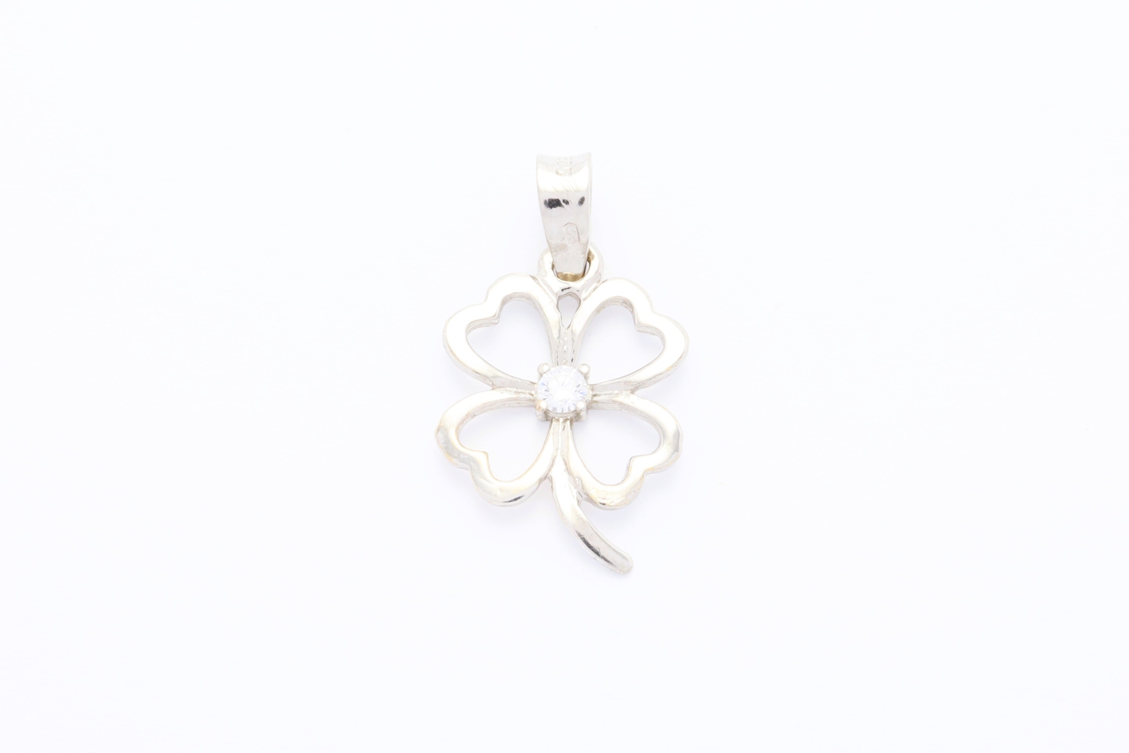 Zlat&yacute; př&iacute;věsek se zirkonem 0,96&nbsp;g 14kt