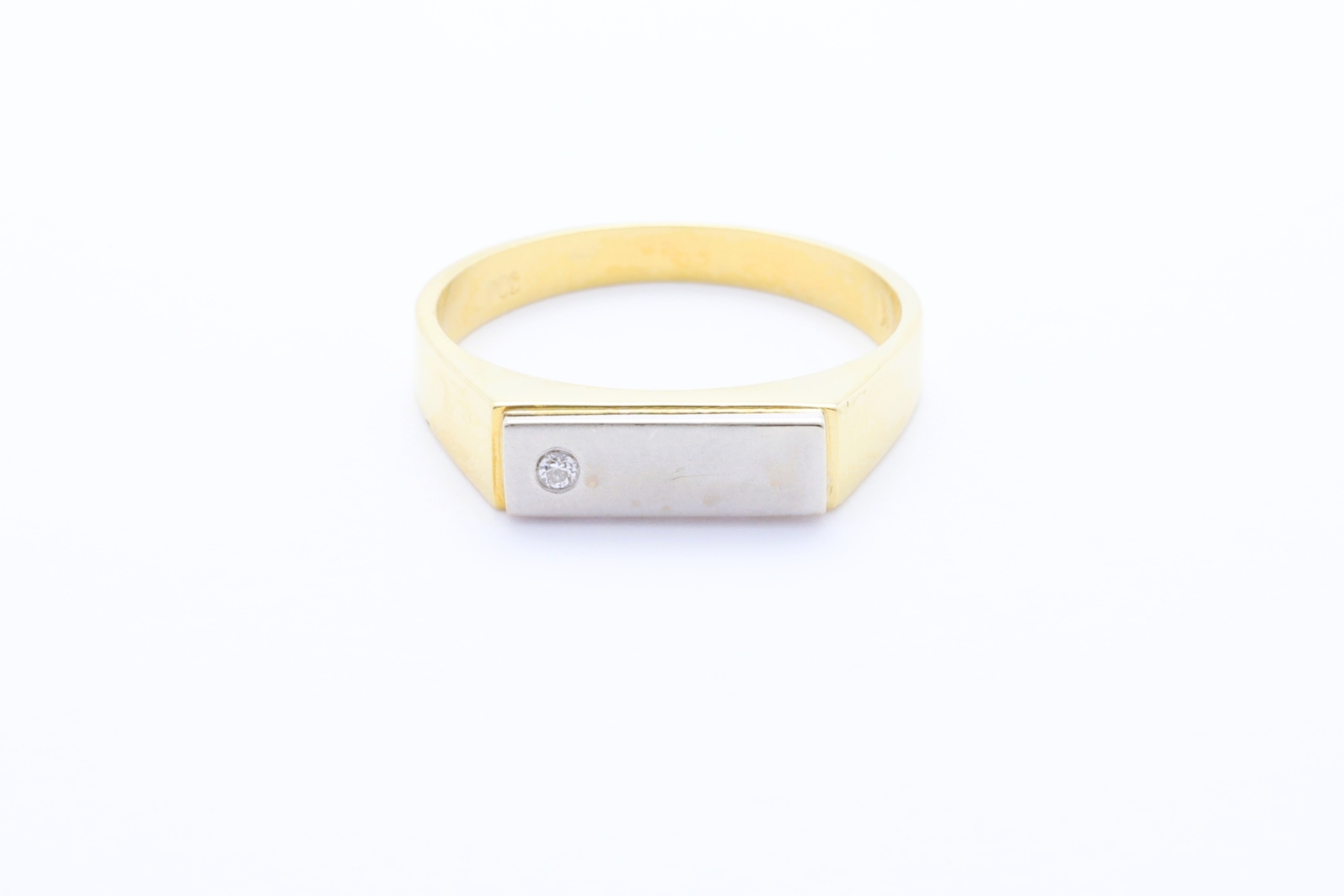 Zlat&yacute; prsten se zirkonem 5,06&nbsp;g 14kt