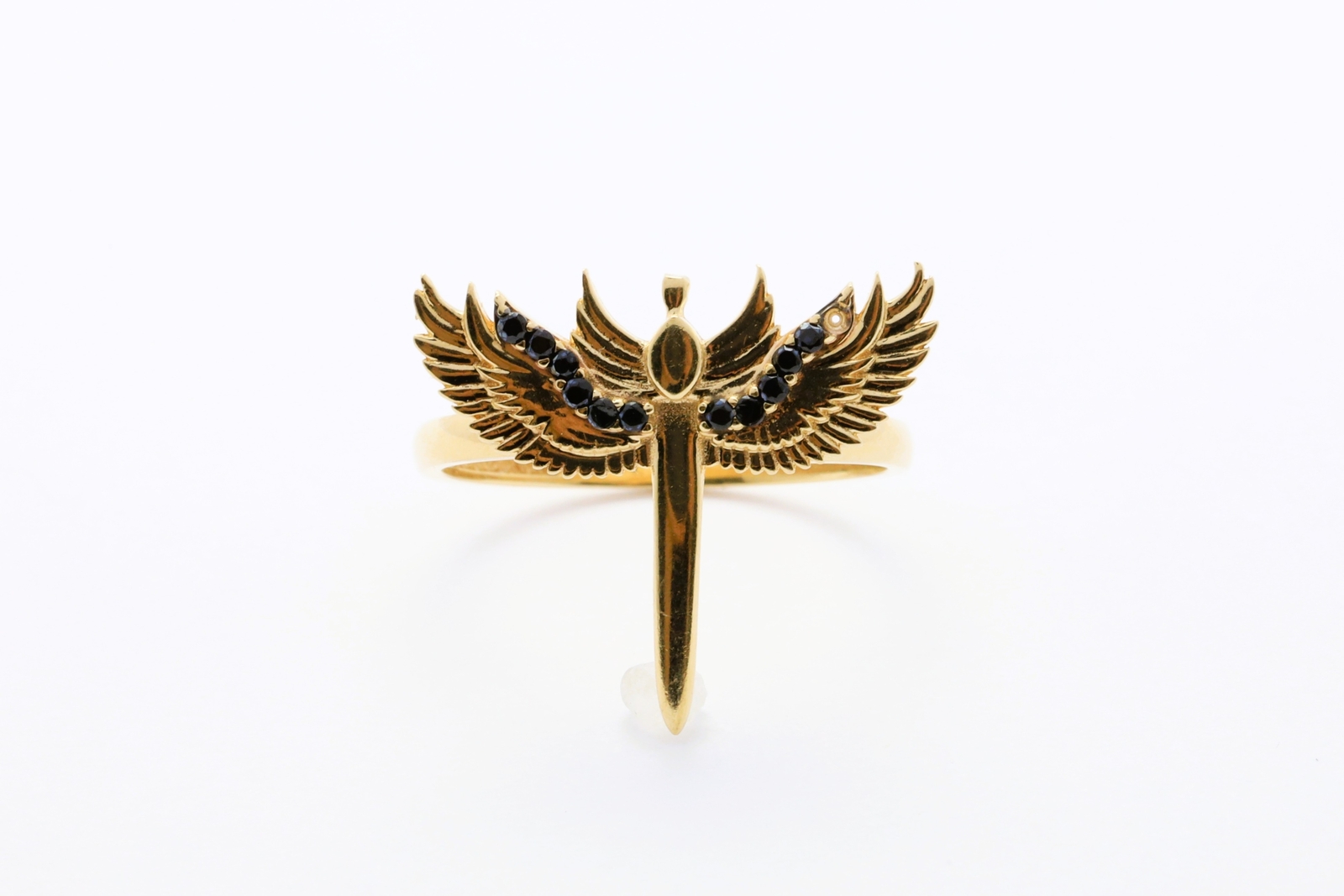 Zlat&yacute; prsten s&nbsp;kamenem Tourmaline 2,83&nbsp;g 14kt